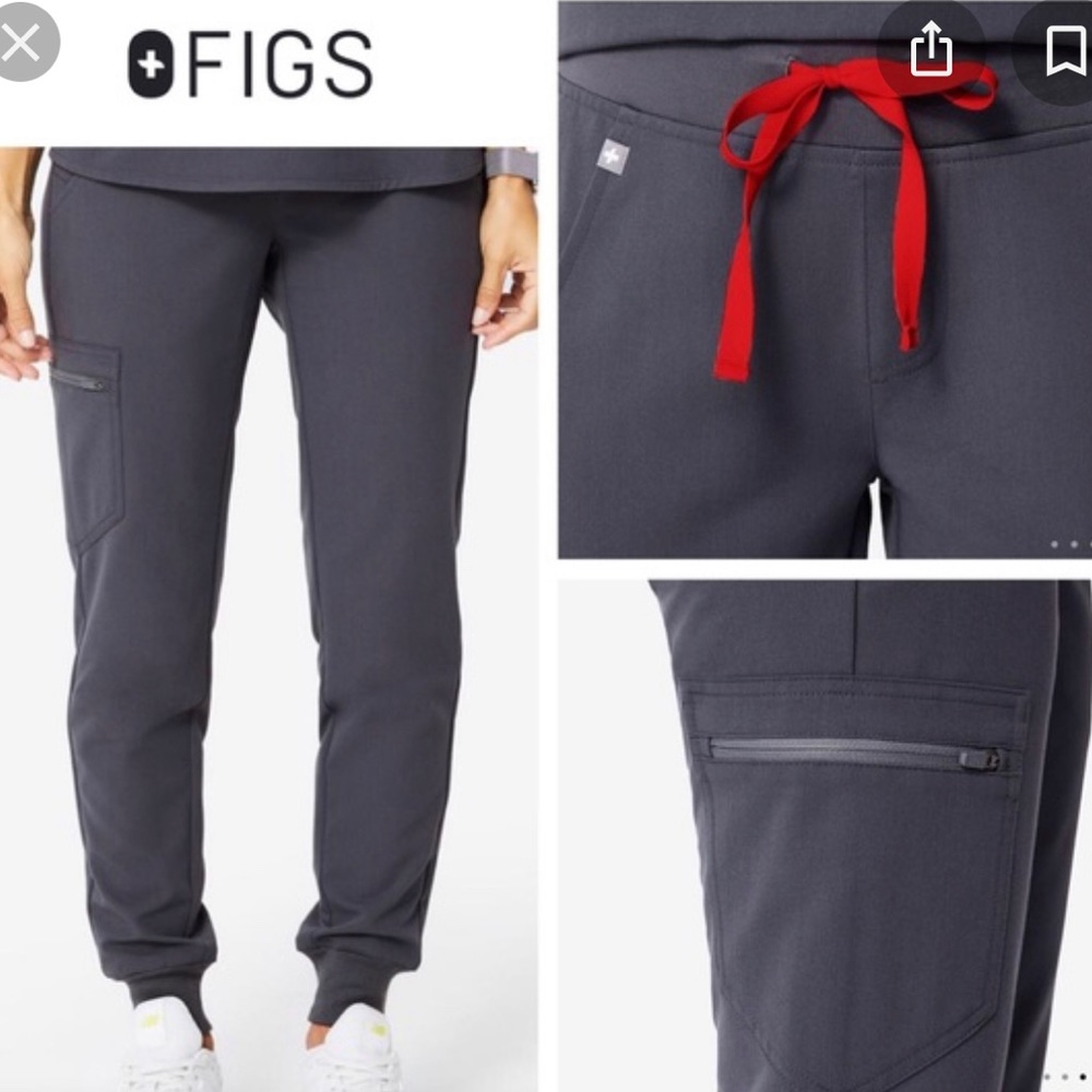 Figs Charcoal Zamora joggers